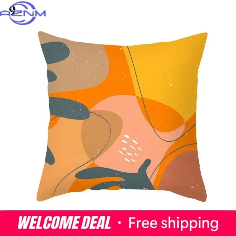Boho Orange Abstract Cushion C - đánh giá và giá Century Textile & Sewing Supply By Owner