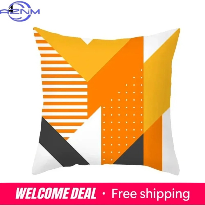 Boho Orange Abstract Cushion C - đánh giá và giá Century Textile & Sewing Supply By Owner