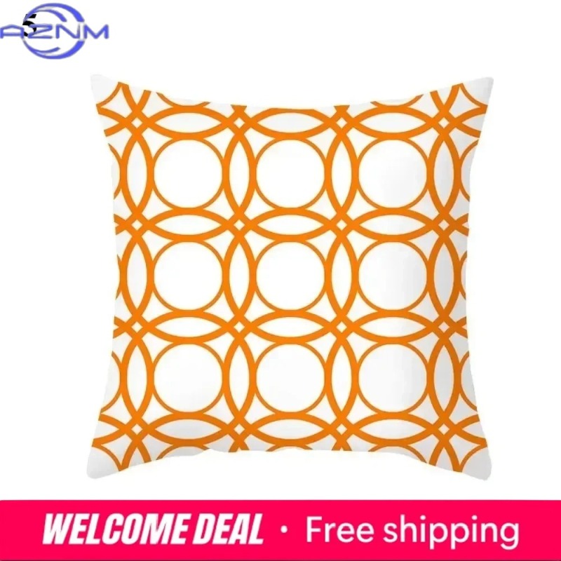 Boho Orange Abstract Cushion C - đánh giá và giá Century Textile & Sewing Supply By Owner