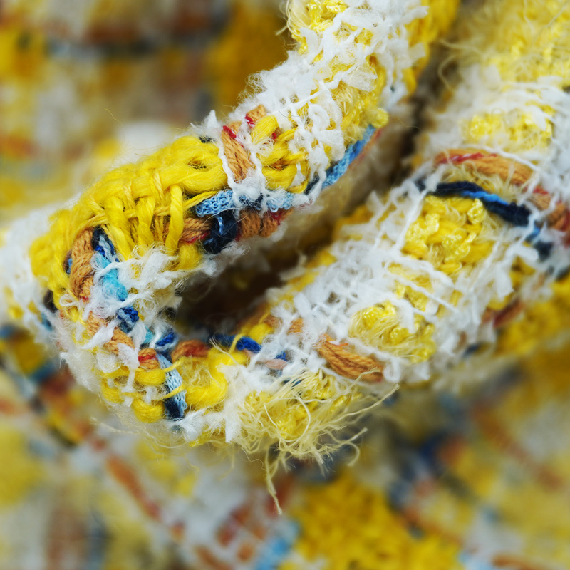 Vibrant Style Yellow Multicolo - đánh giá và giá Sewing Tweed