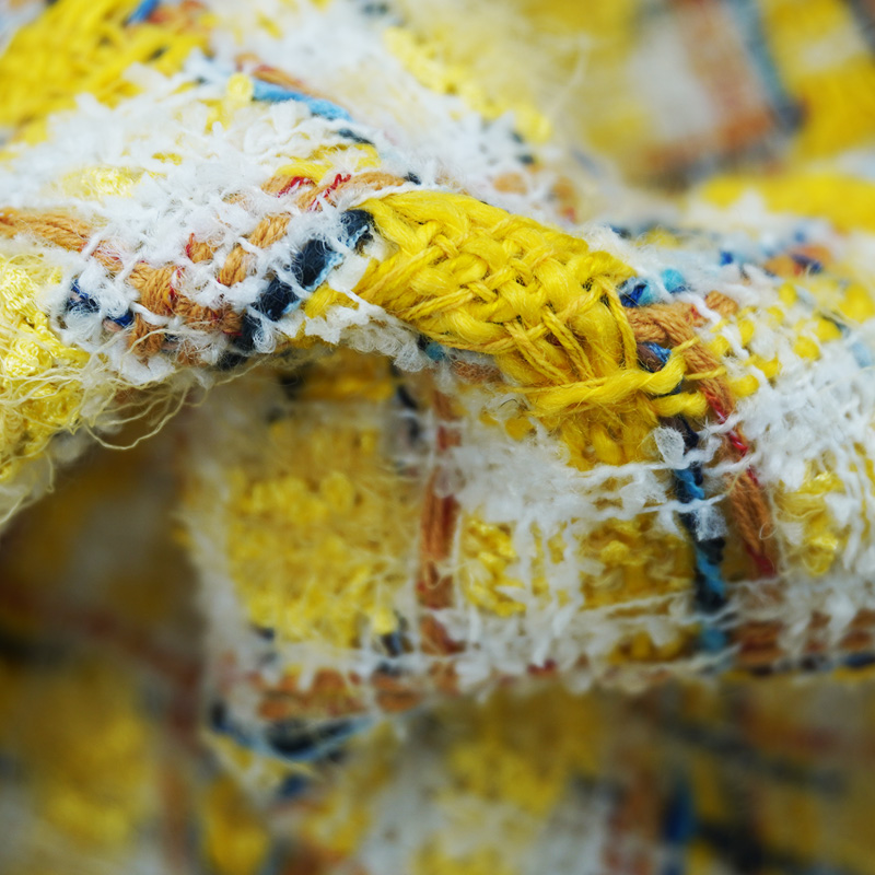 Vibrant Style Yellow Multicolo - đánh giá và giá Sewing Tweed