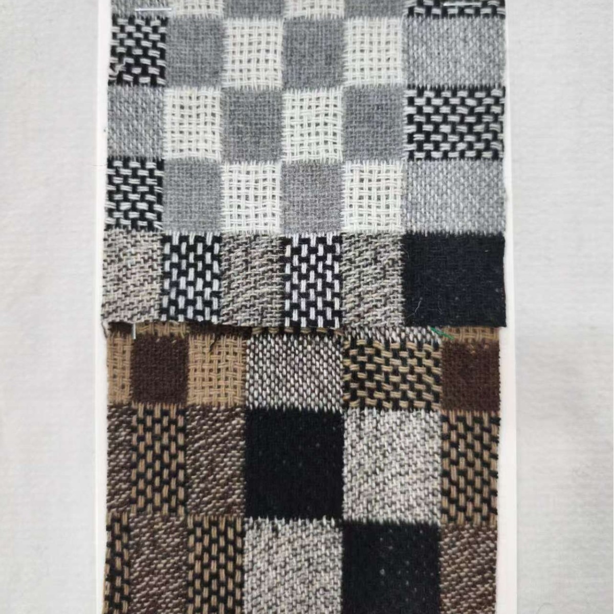 Grid Tweed Wool Fabric，for Fal - đánh giá và giá Sewing Tweed