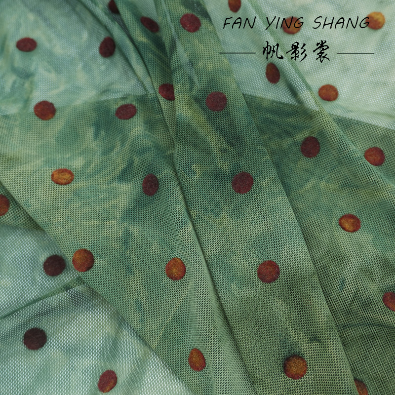 The Green Polka Dot Mesh Tie-D - đánh giá và giá Sewing Tie Dye
