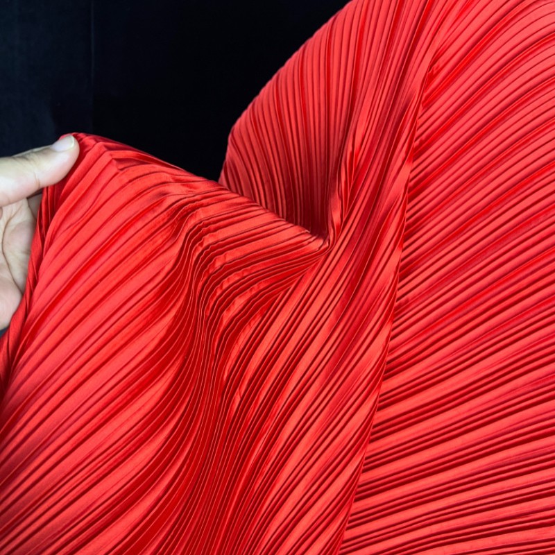 Stretch Imitation Silk Pleated - đánh giá và giá Sewing Garment