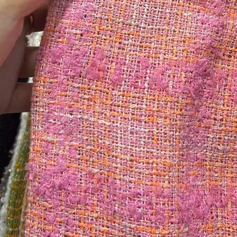 Pink and Orange Lattice With R - đánh giá và giá Sewing Tweed