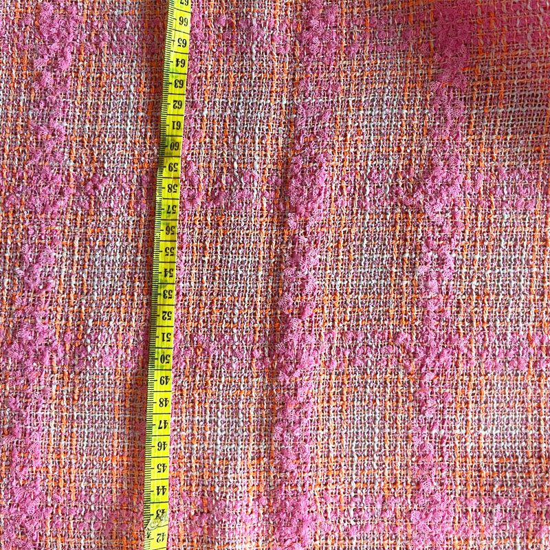 Pink and Orange Lattice With R - đánh giá và giá Sewing Tweed