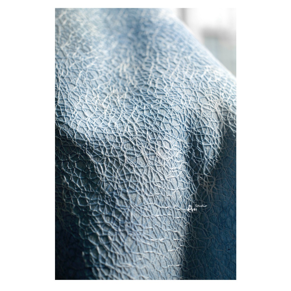 3D Pulse Pattern Tie-dye Blue  - đánh giá và giá Sewing Tie Dye