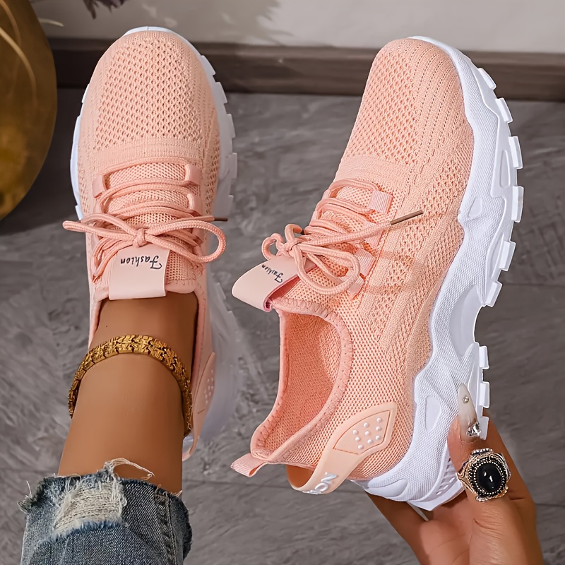 Breathable Knit Sneakers Fashi - đánh giá và giá Sewing Garment
