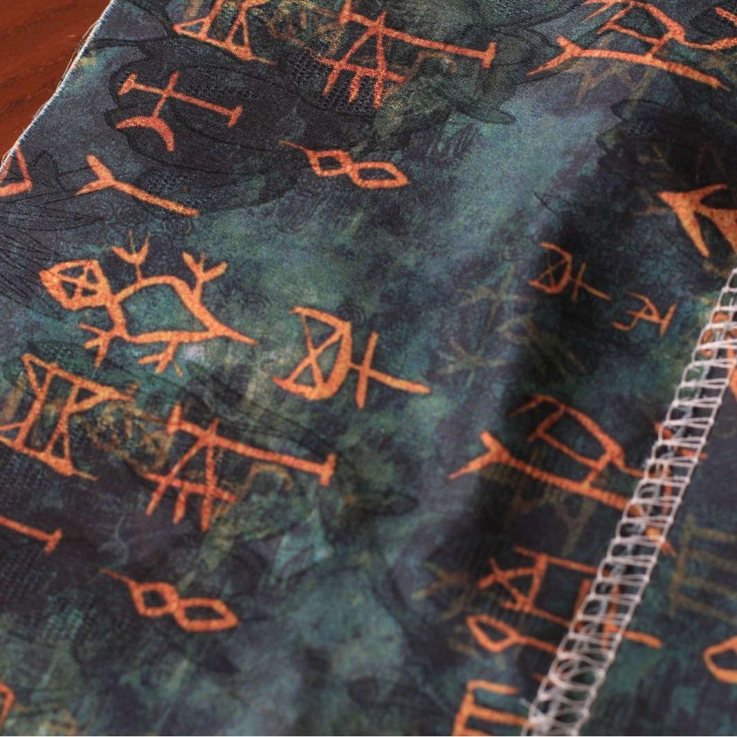 Oracle Bone Script Jacquard Re - đánh giá và giá Sewing Tie Dye