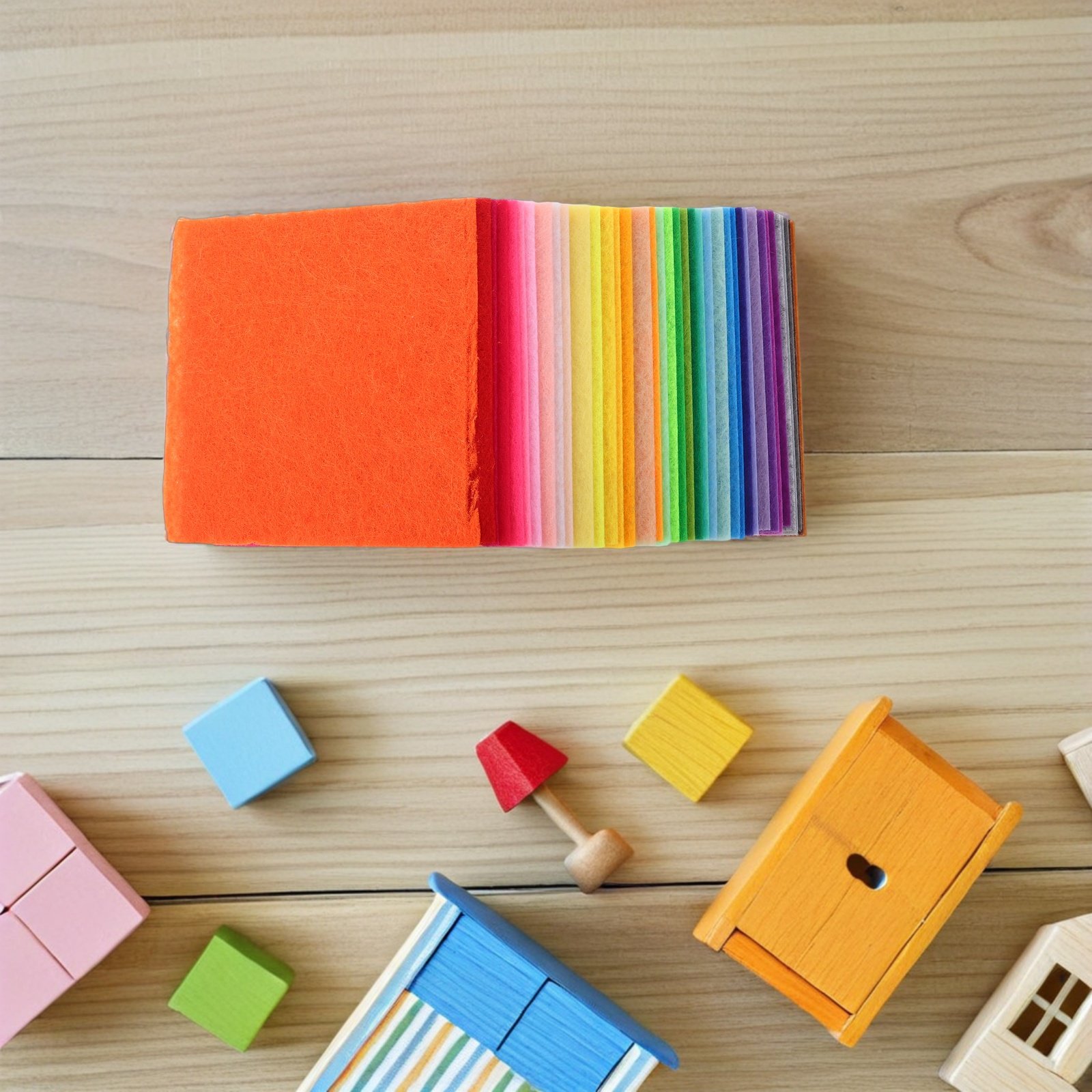 120Pcs Craft Felt Squares 10x1 - đánh giá và giá Is Sewing Textile Art