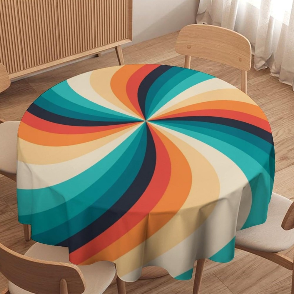 Vintage Groovy Swirl Round Tab - đánh giá và giá Century Textile & Sewing Supply By Owner