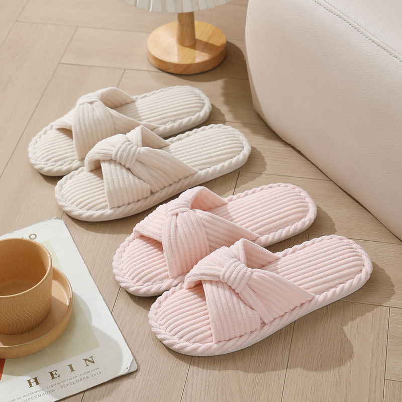Corduroy Cross Strap Home Slip - đánh giá và giá Sewing Garment