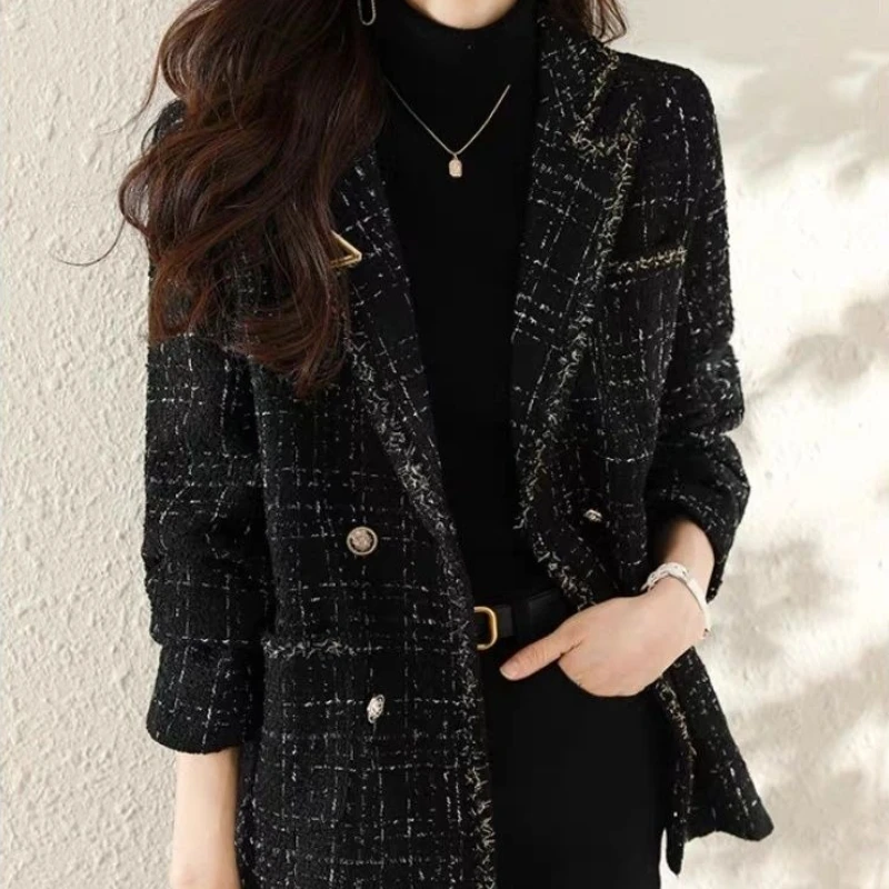 Women's 2025 New Autumn Winter - đánh giá và giá Sewing Tweed