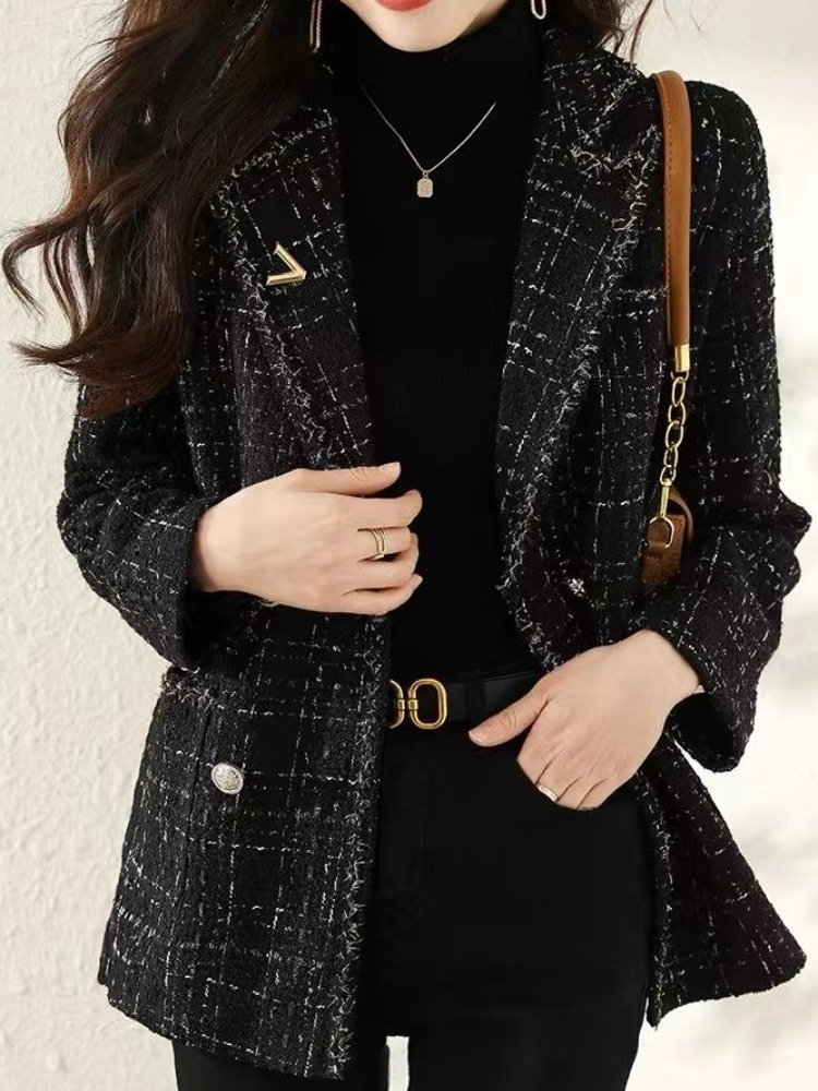 Women's 2025 New Autumn Winter - đánh giá và giá Sewing Tweed