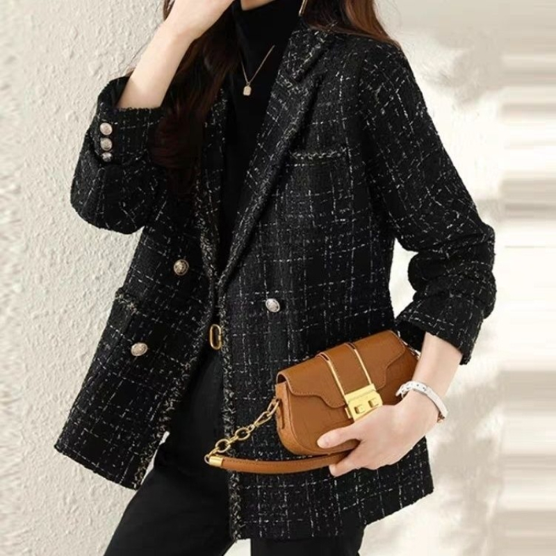 Women's 2025 New Autumn Winter - đánh giá và giá Sewing Tweed