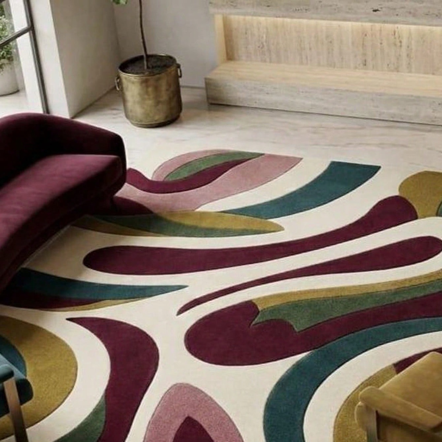 Abstract Pattern Carpet, Mid-C - đánh giá và giá Century Textile & Sewing Supply By Owner